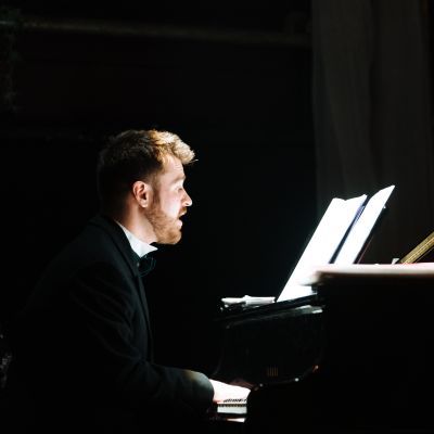 Repetiteur performs during an opera scenes rehearsal